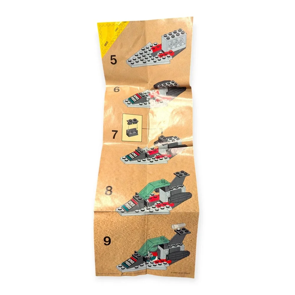 LEGO‎ 6813 Space Police II Galactic Chief 100% Complete Box & Instructions 1993